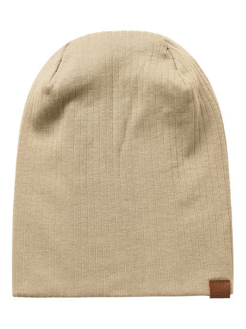 Hovedbilde Nknmex lysebrun ribbet lue