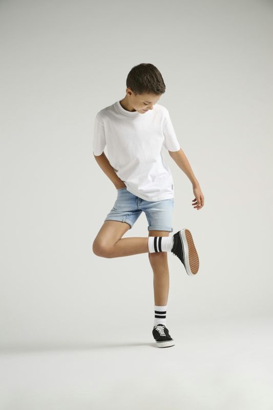 Osjply lys blå regular denimshorts