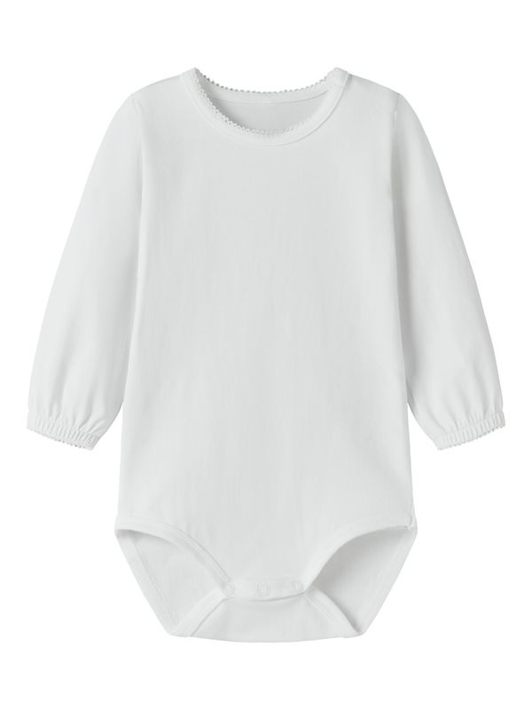Nbffafrun hvit langermet body 