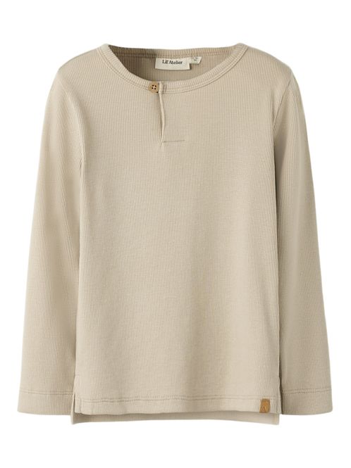 Hovedbilde Nmmlago beige tynn genser m/ knapp