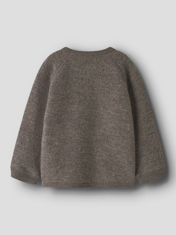 Nbfwmino brun ullcardigan