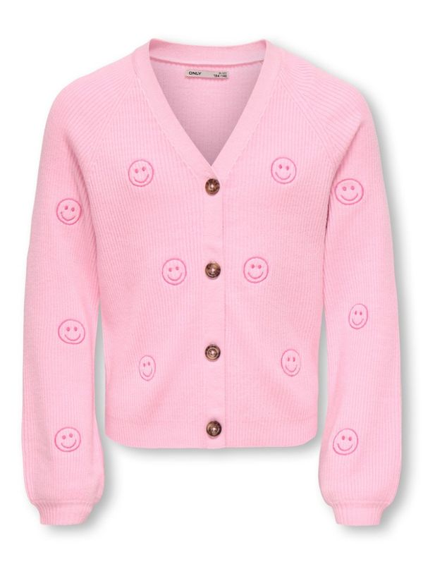 Kogdana rosa cardigan m/smileys
