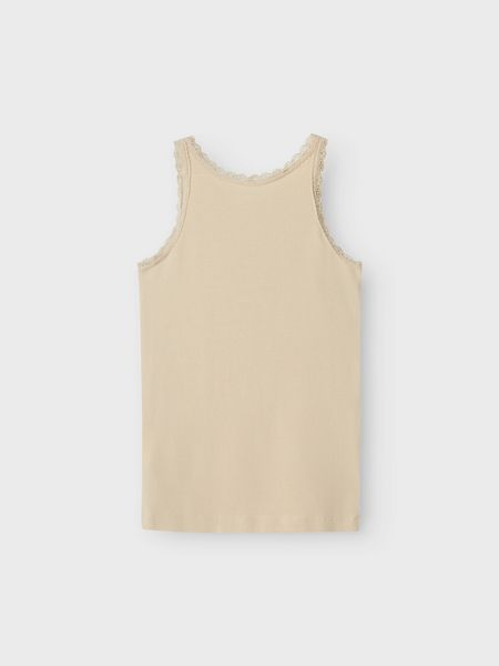 Name it, Nkftank 2pk brun/beige blonde singletter