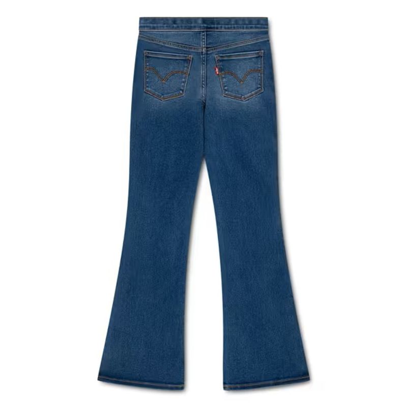 Levi's, Pull on mellomblå flare jeans