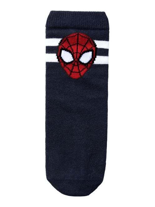Hovedbilde Nmmfranky mørkeblå sokker m/ Spiderman motiv