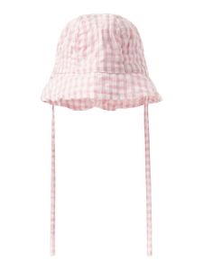 Bilde av Name it, Nbfhalmi rosa rutete solhatt