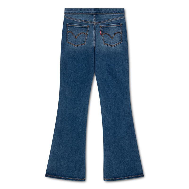 Levi's, Pull on mellomblå flare jeans