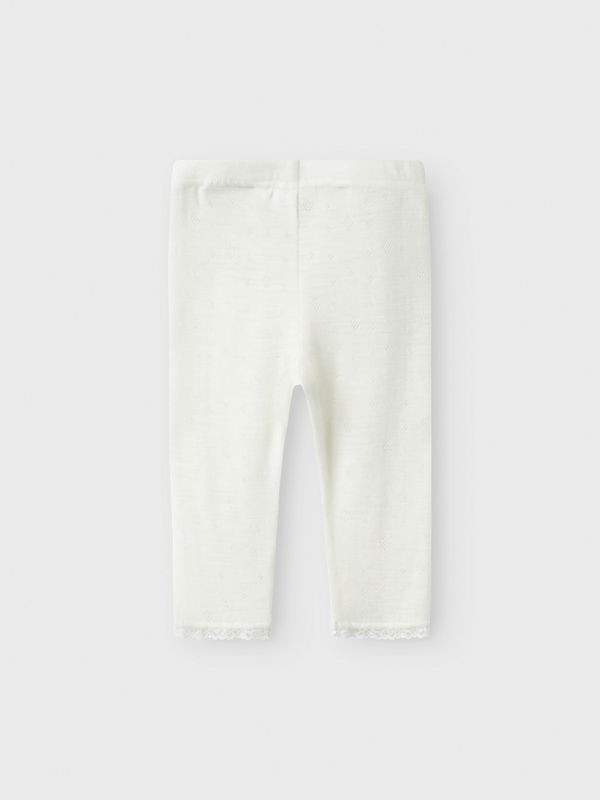 Nbfwang offwhite ullstilongs med mønster