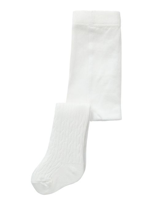 Hovedbilde Nbntecla hvit strømpebukse m/ mønster