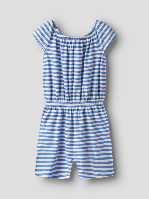 Nkfjoane  hvit og kongeblå stripete playsuit 
