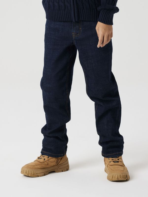 Nkmryan mørkeblå rett jeans