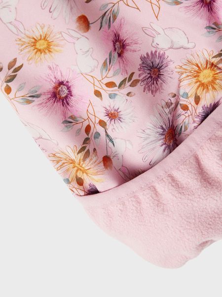 Name it, Nbfalfa08 lys gammelrosa softshelldress m/blomster