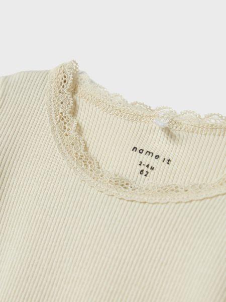 Name it, Nbfkab beige ribbet body