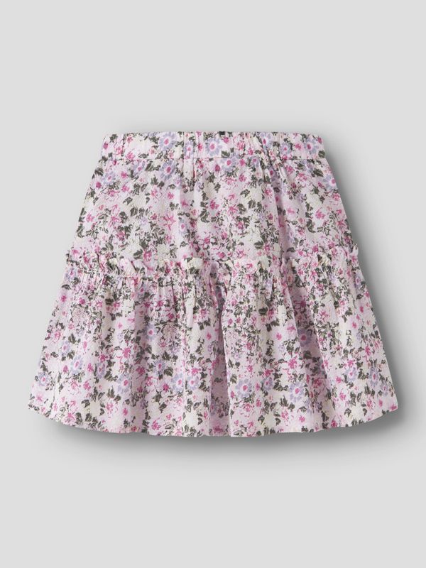 Nkfdarta rosa skjørt m/blomster