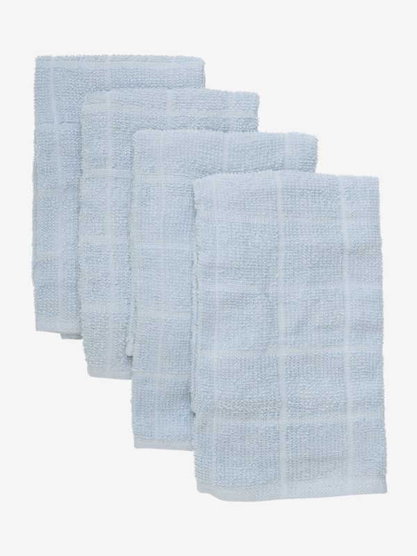 Pippi, 4-pk gråblå vaskekluter