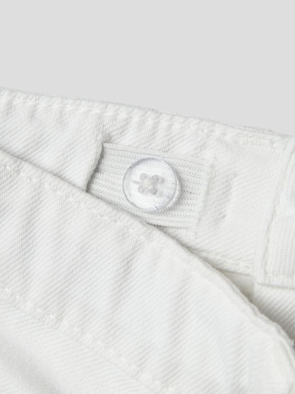 Nkfrose hvit mom shorts