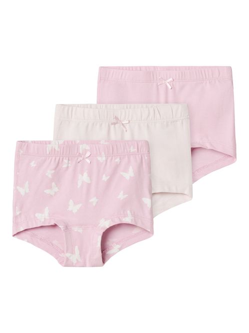 Hovedbilde Nmftights 3pk lyserosa/rosa hipster truser ...