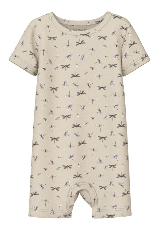 Nbfjoyane beige soldress med øyenstikkere