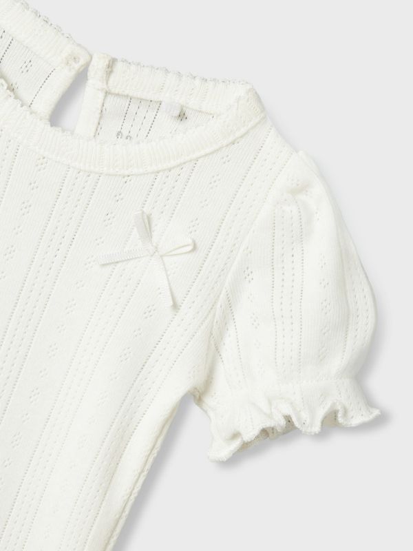 Nbfhappy offwhite kortermet body