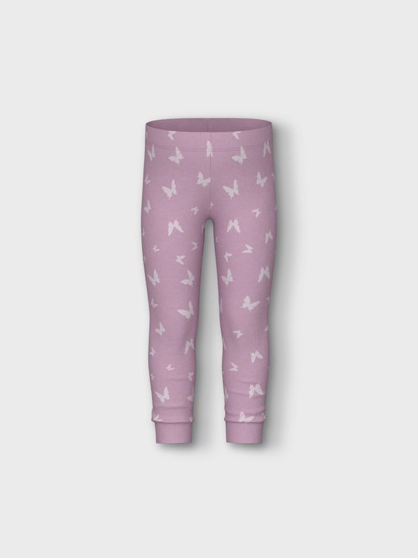 Name it, Nmfnightset rosa pysj med sommerfugler