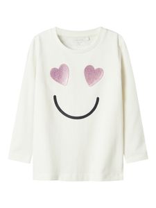 Hovedbilde Name it, Nmfshine offwhite genser m/smiley