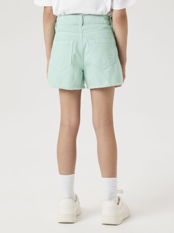 Nkfrose lysegrønn mom shorts