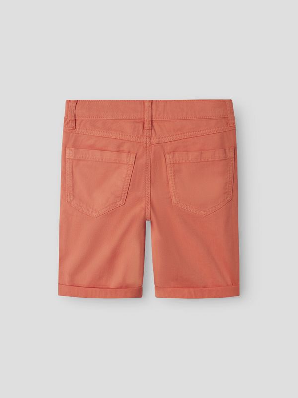 Nkmsilas orange twill shorts