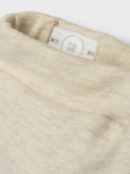 Name it, Nbmloxy beige melert joggebukse m/rev