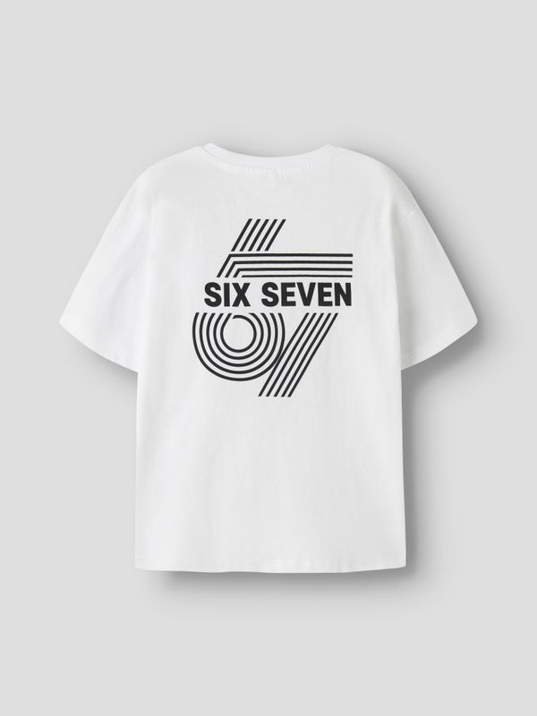 Nkmhridoj hvit SIX SEVEN t-skjorte