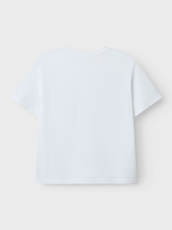 Nkmjahi hvit Minecraft t-skjorte