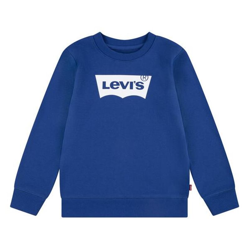 Levi's, French terry blå collegegenser