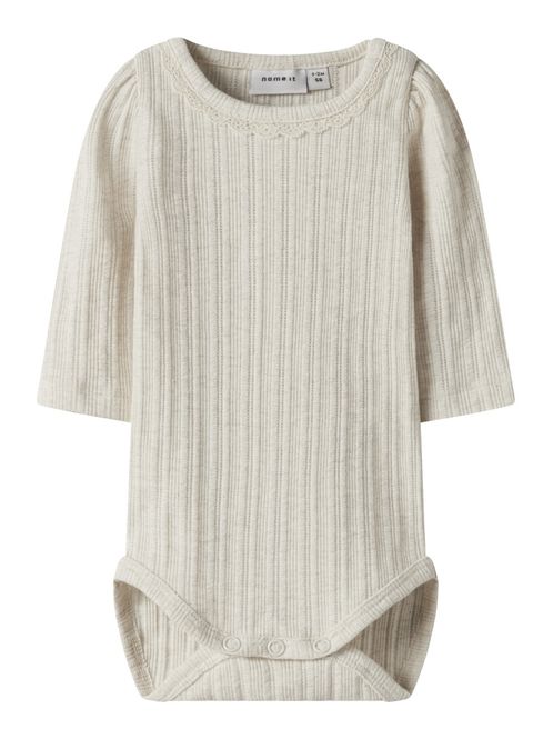 Hovedbilde Nbfbarba beige body m/ blondekrage