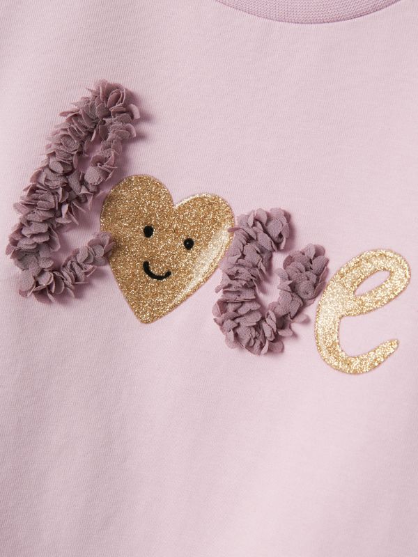 Nmfshine lillarosa genser m/Love