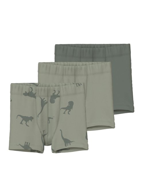 Hovedbilde Nmmtights 3pk boxere i grønnfarger m/dinosaur